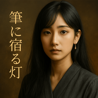 Fude ni Yadoru Hi Front Cover