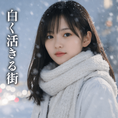 A City Living in White Front Cover