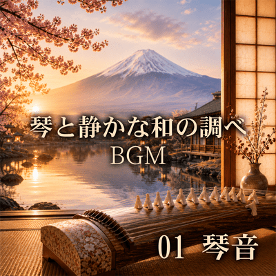Kotone Japanese Koto BGM Front Cover