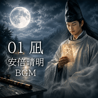 Nagi Abe no Seimei BGM Front Cover