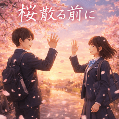 桜散る前にのジャケット写真