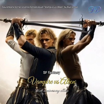 SF fantasy Vampire vs Alien 26th anniversary (soundtrack AI song live version album) Front Cover
