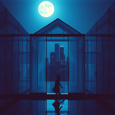 Glass Blueprint Front Cover