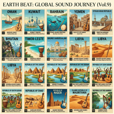 EARTH BEAT: GLOBAL SOUND JOURNEY 121-135 Front Cover