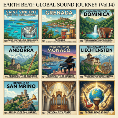 EARTH BEAT: GLOBAL SOUND JOURNEY 190-198 Front Cover