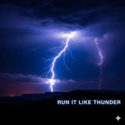 Run It Like Thunder Front Cover