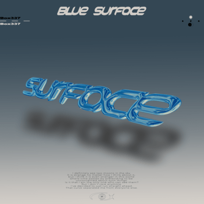 Blue Surface Front Cover