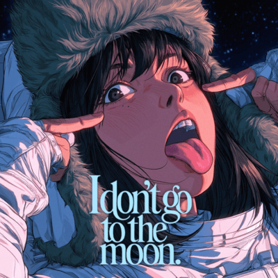 I don't go to the moon Front Cover