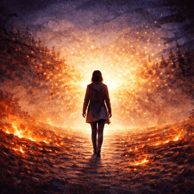 Honoo no mukou e Front Cover