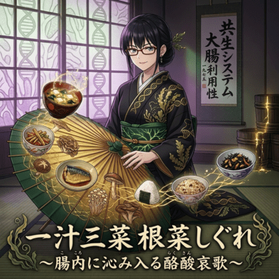 Ichiju-Sansai Root Vegetable Drizzle ~Butyric Acid Elegy for the Soul~ Front Cover