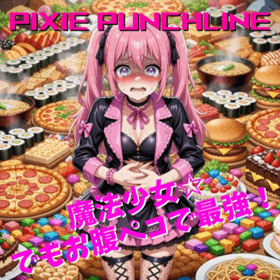 Magical girl, But she's super strong when she's hungry Front Cover