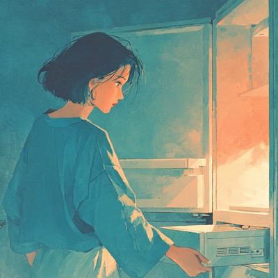 Empty Fridge Front Cover