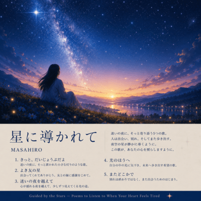 Guided by starlight Front Cover