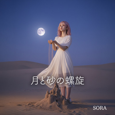 Moon and Sand Spiral Front Cover