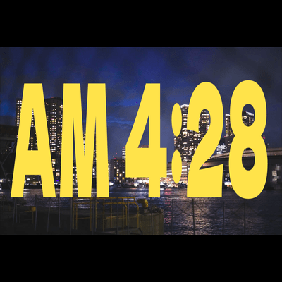 AM 4:28 Front Cover