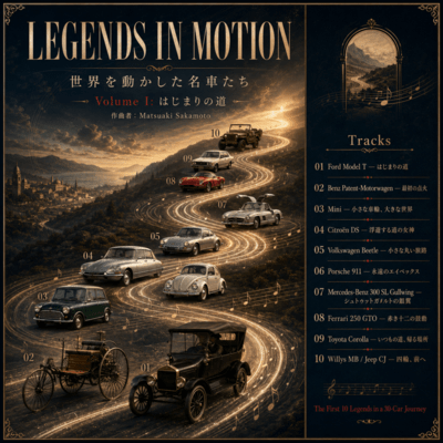 LEGENDS IN MOTION: The World's Greatest Cars - Volume I: The Dawn of the Open Road Front Cover