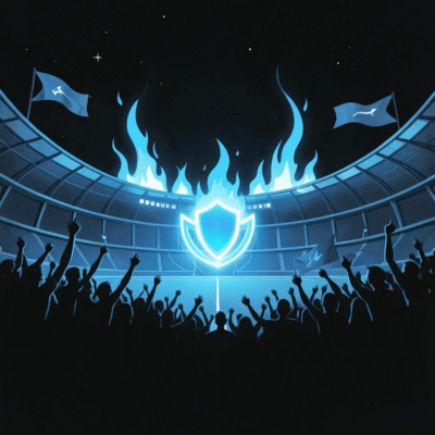 Blue Flame, Burn On Front Cover