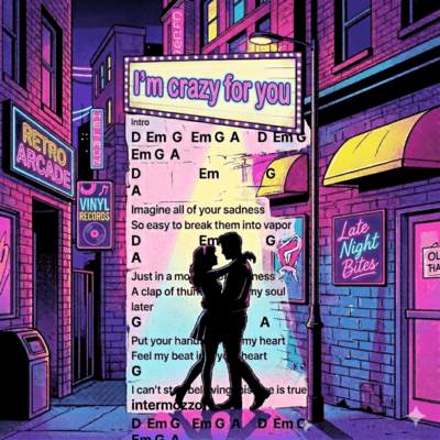 I'm crazy for you (Remade by AI version) Front Cover