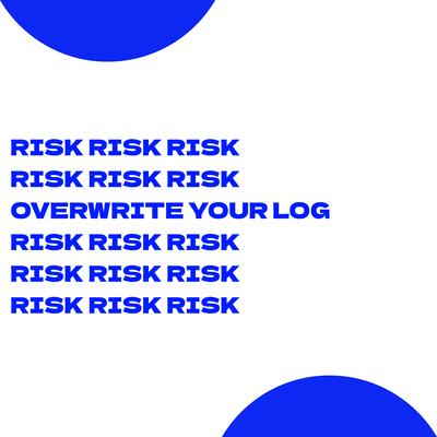 OVERWRITE YOUR LOG Front Cover