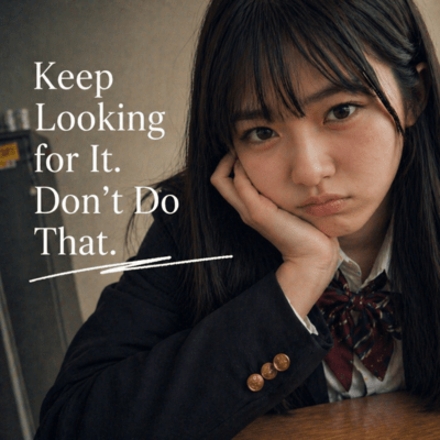 keep looking? Front Cover