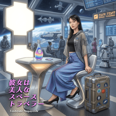 Beautiful Space Traveler Front Cover
