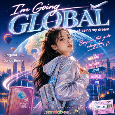 I'm Going GLOBAL -Bay ra the gioi rong lon- Front Cover