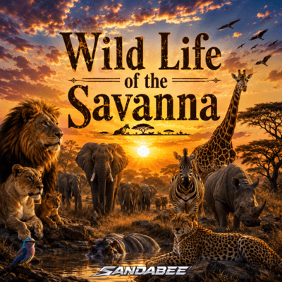 Wild Life of the Savanna Front Cover