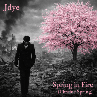 Spring in Fire -Ukraine Spring- Front Cover