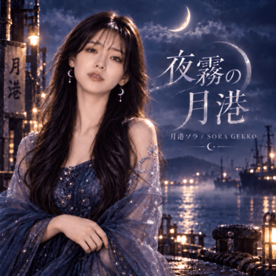 Moon Harbor in the Night Fog Front Cover