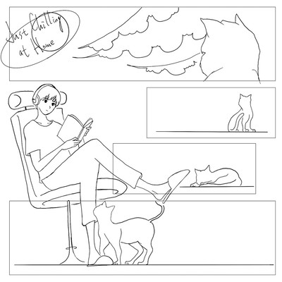Just Chilling at Home -Commentary- Front Cover