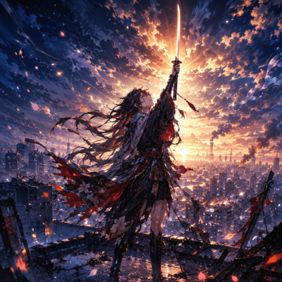 A Blade Raised in Prayer Front Cover