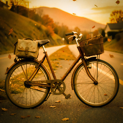 Rusty Bicycle Front Cover