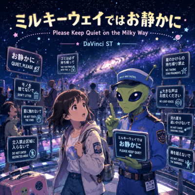 Please Keep Quiet on the Milky Way (2026 DEMO Ver.) Front Cover