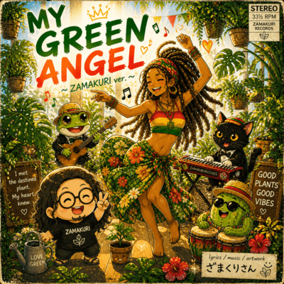 MY GREEN ANGEL (ZAMAKURI ver.) Front Cover