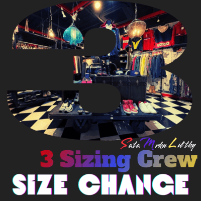 SIZE CHANGE (feat. sata, mrkn & lil tky) Front Cover