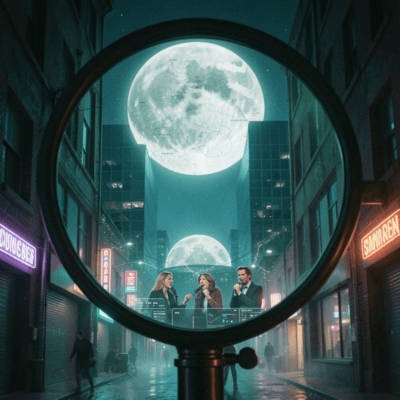 A Night When the Moon Feels Close Front Cover