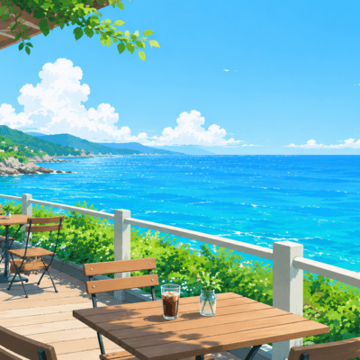 幸せな気分になるBOSSA NOVA♪Summer Café Bossa Nova♪〜夏カフェ・ボサノバ〜のジャケット写真