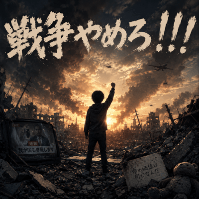 No More War!!! Front Cover