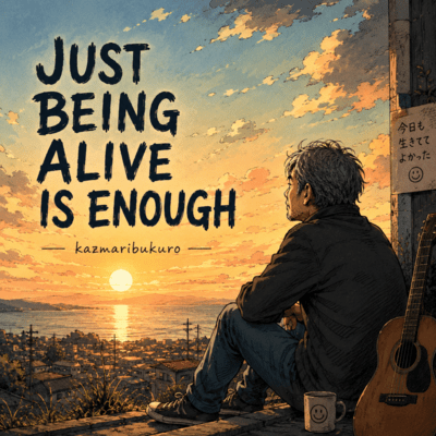 JUST BEING ALIVE IS ENOUGHのジャケット写真