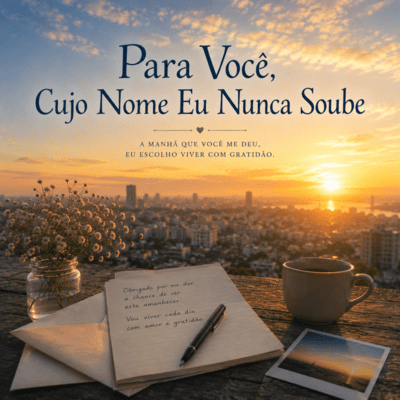 Para Você, Cujo Nome Eu Nunca Soube Front Cover