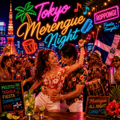 Tokyo Merengue Night Front Cover