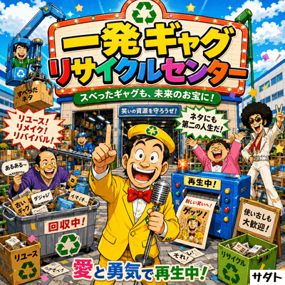 One-liner Gag Recycling Center Front Cover