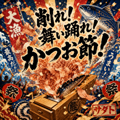 Shave it! Dance and sway! Drip the bonito flakes! Front Cover