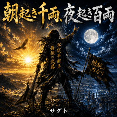 朝起き千両、夜起き百両のジャケット写真