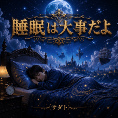 Sleep is important. Front Cover