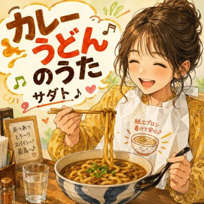 カレーうどんのうたのジャケット写真