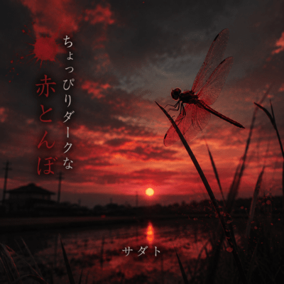 Suspicious red dragonfly Front Cover