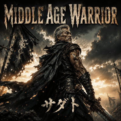 MIDDLE AGE WARRIOR Front Cover
