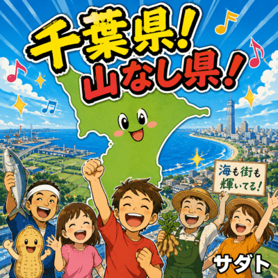 Chiba Prefecture! A prefecture without mountains! Front Cover