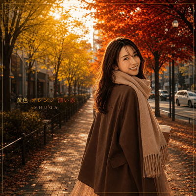 Yellow, Orange, Deep Red Front Cover